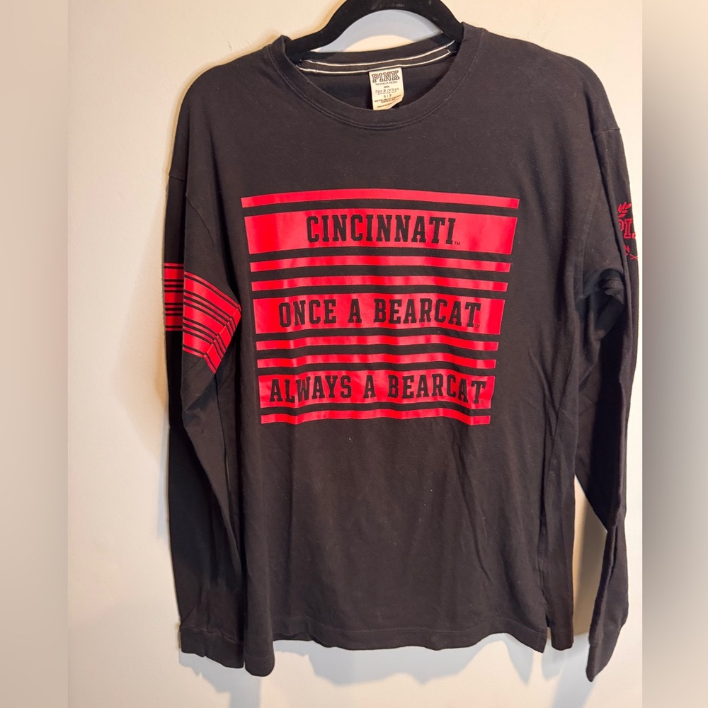 University of Cincinnati PINK Victoria's Secret long sleeve Tee